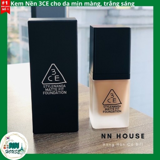 Kem Nền 3CE Matte Fit Foundation 35ml, SPF 50+ PA+++ che phủ tốt, thẩm thấu nhanh - NN HOUSE | BigBuy360 - bigbuy360.vn