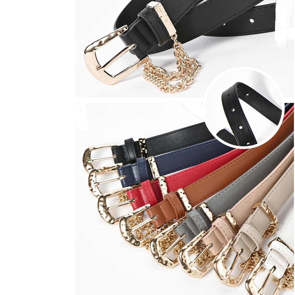 Thắt Lưng Bản Rộng Phong Cách Punk Cá Tính Cho Nữ