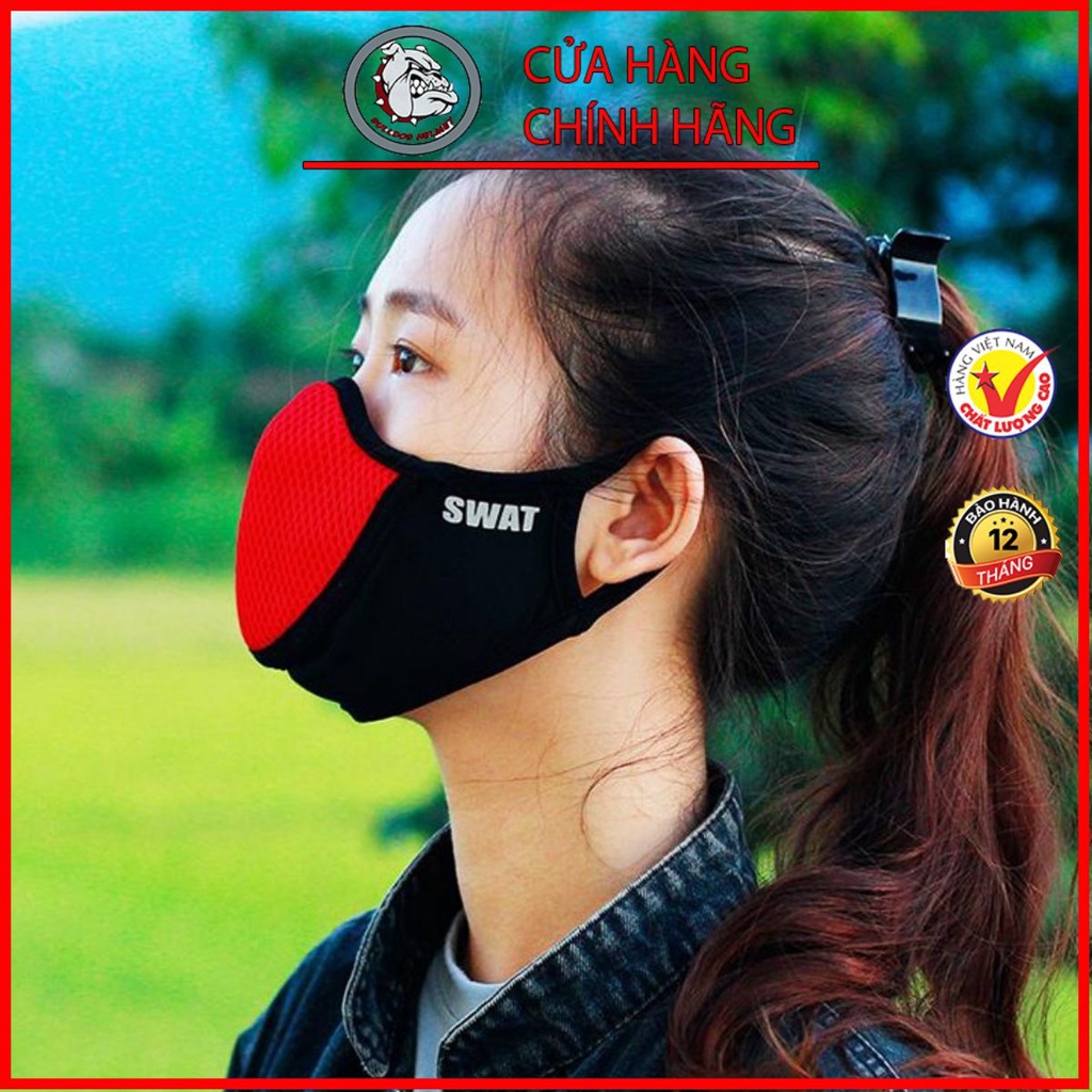 Khẩu Trang SWAT Chống Bụi Bẩn, Ô Nhiễm | Hàng Cao Cấp Co Giãn, Thoáng Khí