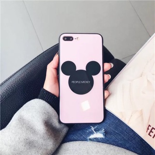 Ốp lưng kính mickey cao cấp