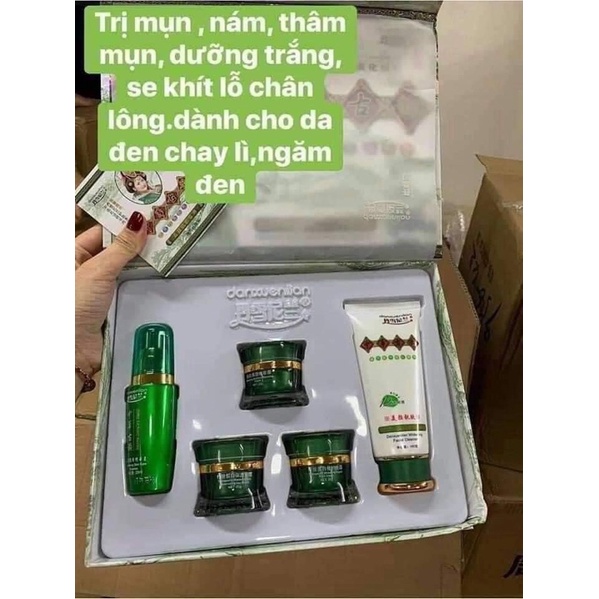 Kem làm trắng da Hoàng Cung Xanh - Bộ 5 sản phẩm