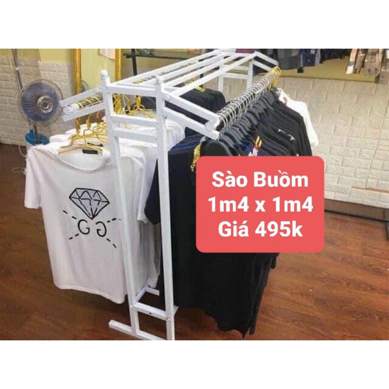 Sào Buồm Đôi 1m4 x 1m4 - Chất Liệu: Sắt + Sơn Tĩnh Điện
