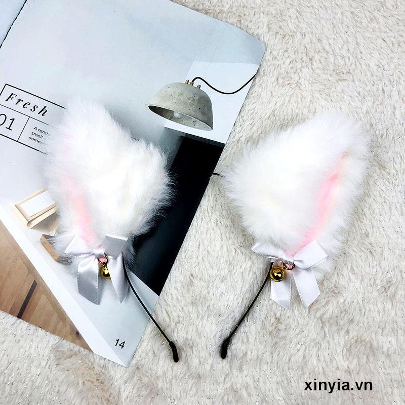 Băng Đô Cài Tóc Hình Tai Mèo Dễ Thương Thiết Kế Thời Trang Cho Nữ