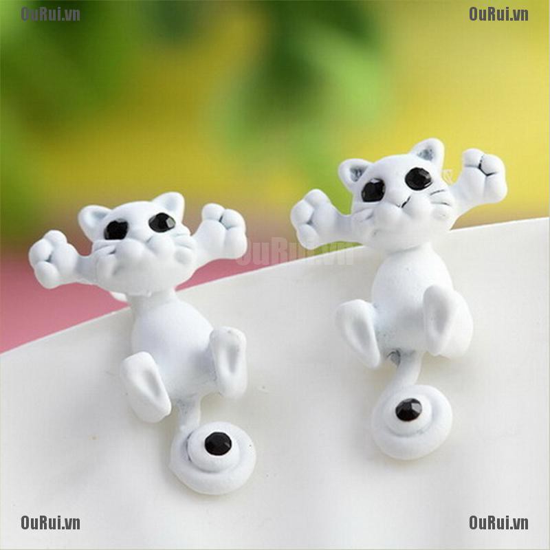 Bông Tai Hình Mèo 3d Dễ Thương Cho Nữ