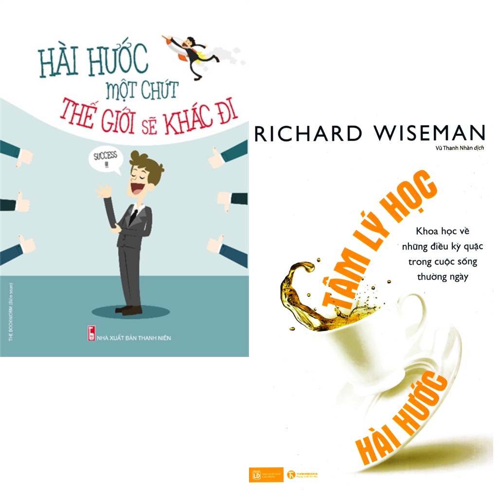 Sách - Combo Hài Hước Một Chút Thế Giới Sẽ Khác Đi + Tâm Lý Học Hài Hước (Bộ 2 Cuốn)(Ml)