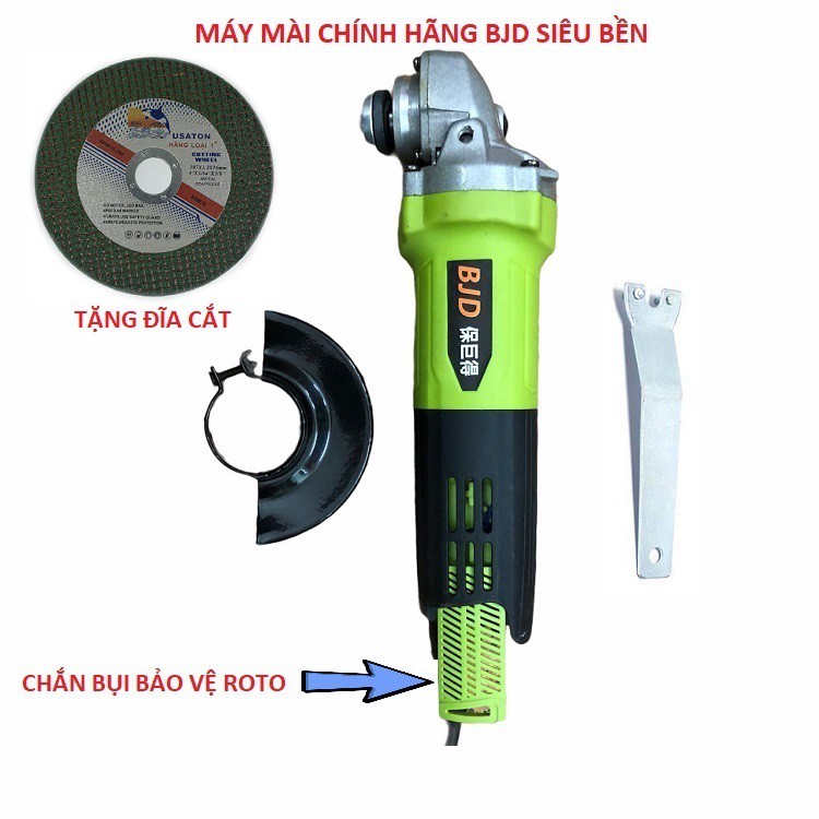 Máy Cắt Cầm Tay, Tặng Đĩa Cắt Sắt Máy Chính Hãng BJD 1100W 100% Lõi Đồng Hàng Nội Địa Trung Quốc