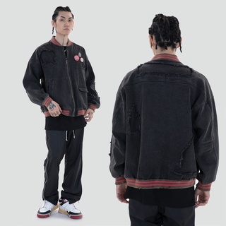 Áo khoác Bomber Made Extreme Vevlet Stickers Vintage Varsity
