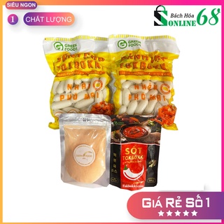 [Tokbokki] COMBO 1KG Bánh gạo Nhân Phô Mai chế biến 2 món trở lên