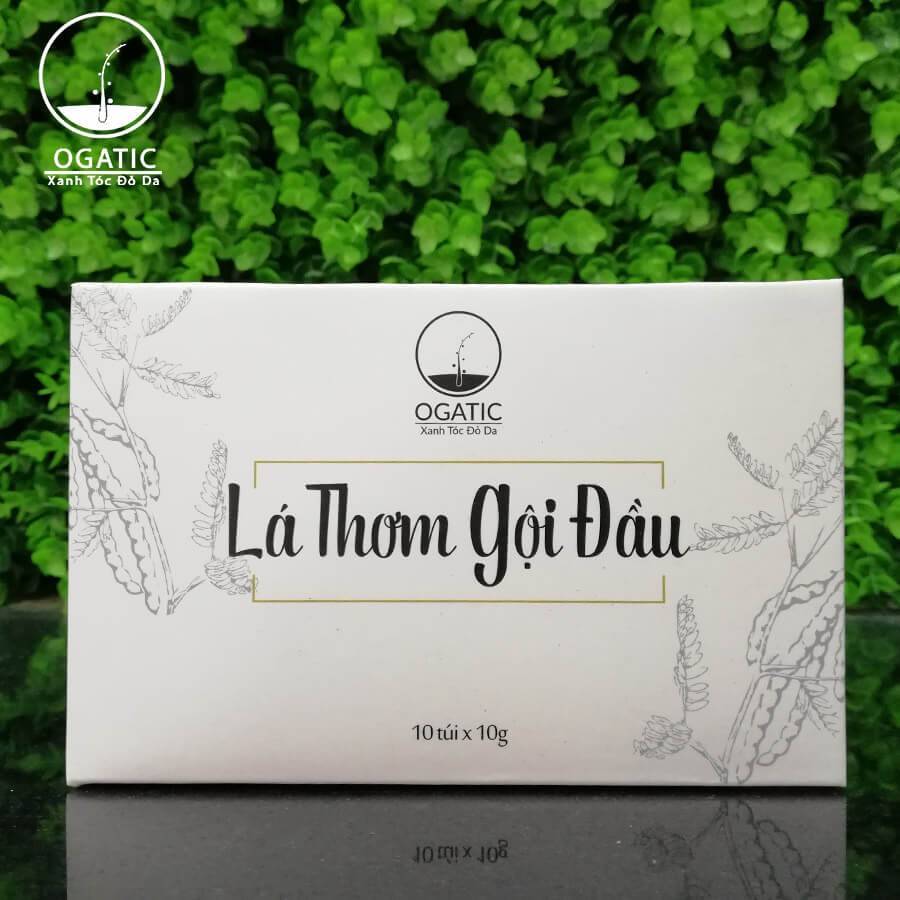 Lá thơm gội đầu Ogatic - 1 Hộp 15 gói