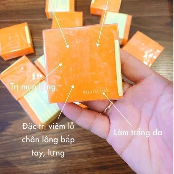 [KHO SỈ] XP Rice Milk Soap Cam Nghệ Thái Lan