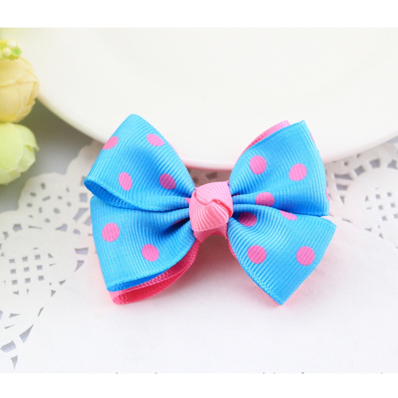Kẹp tóc mái, kẹp nơ 2 lớp dễ thương đáng yêu cho bé gái Xu Xu Kids