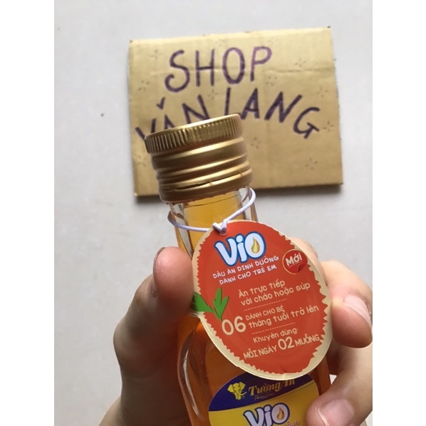 Dầu ăn gấc Vio Tường An cho bé chai 250ml - Hàng Chính Hãng