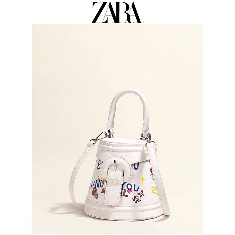 TÚI BUCKET ZA.RA tặng kèm khăn