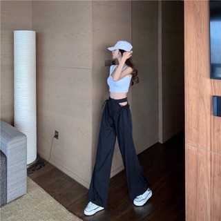 Quần suông hack chân khoét eo sexy