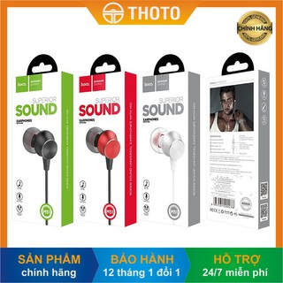 [Thoto Shop] Tai nghe HOCO M51 có dây kèm mic, jack 3.5 mm, vỏ nhôm cao cấp - hàng chính hãng