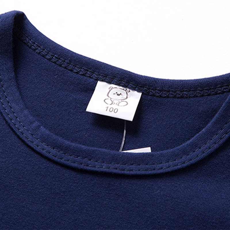 LJMOFA KIDS Áo Thun Cotton Tay Dài Cổ Tròn In Họa Tiết Khủng Long Hoạt Hình Cho Bé Trai Và Gái 2-6 Tuổi