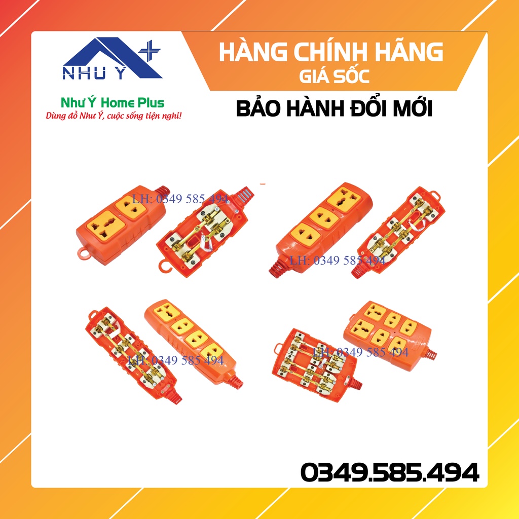 Ổ cắm điện lõi sứ chống cháy Hinoki 6000W siêu chịu tải - [CHÍNH HÃNG]