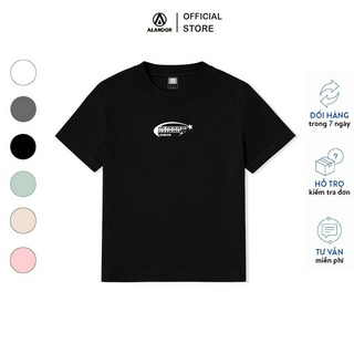 Áo baby tee y2k basic Alandor local brand form ôm body tay ngắn cổ tròn chất cotton 100% co dãn hai chiều mẫu star