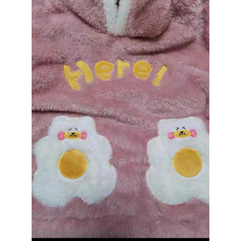 ORDER_ Bộ Ngủ Bông Here Túi Gấu Năng Động N140 | BigBuy360 - bigbuy360.vn