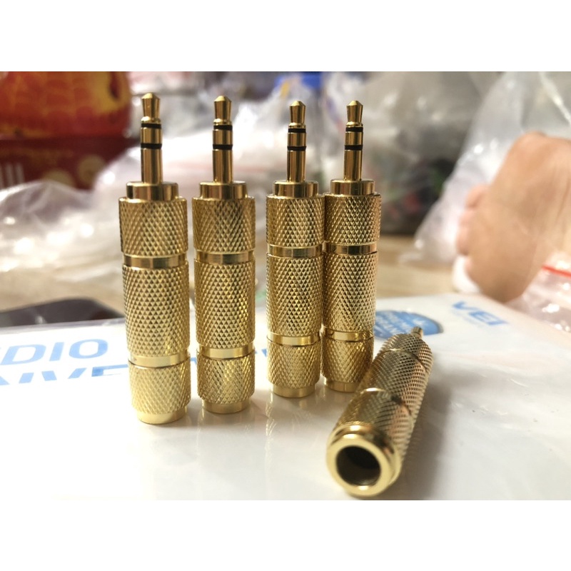jack chuyển 6.5 (6 ly) ra 3.5mm hoặc 3.5 mm ra 6 ly cao cấp