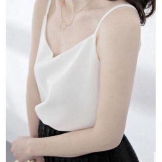 Áo hai dây tim vải voan