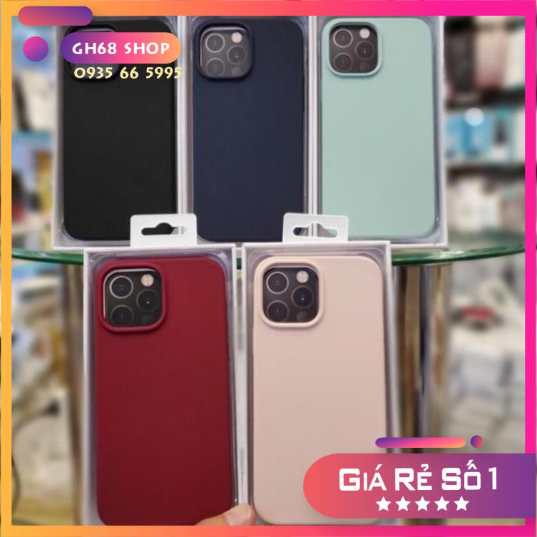 Ốp lưng Mutural chống bẩn iPhone 13, 13 Pro, 13 Pro Max mềm mịn màu siêu đẹp