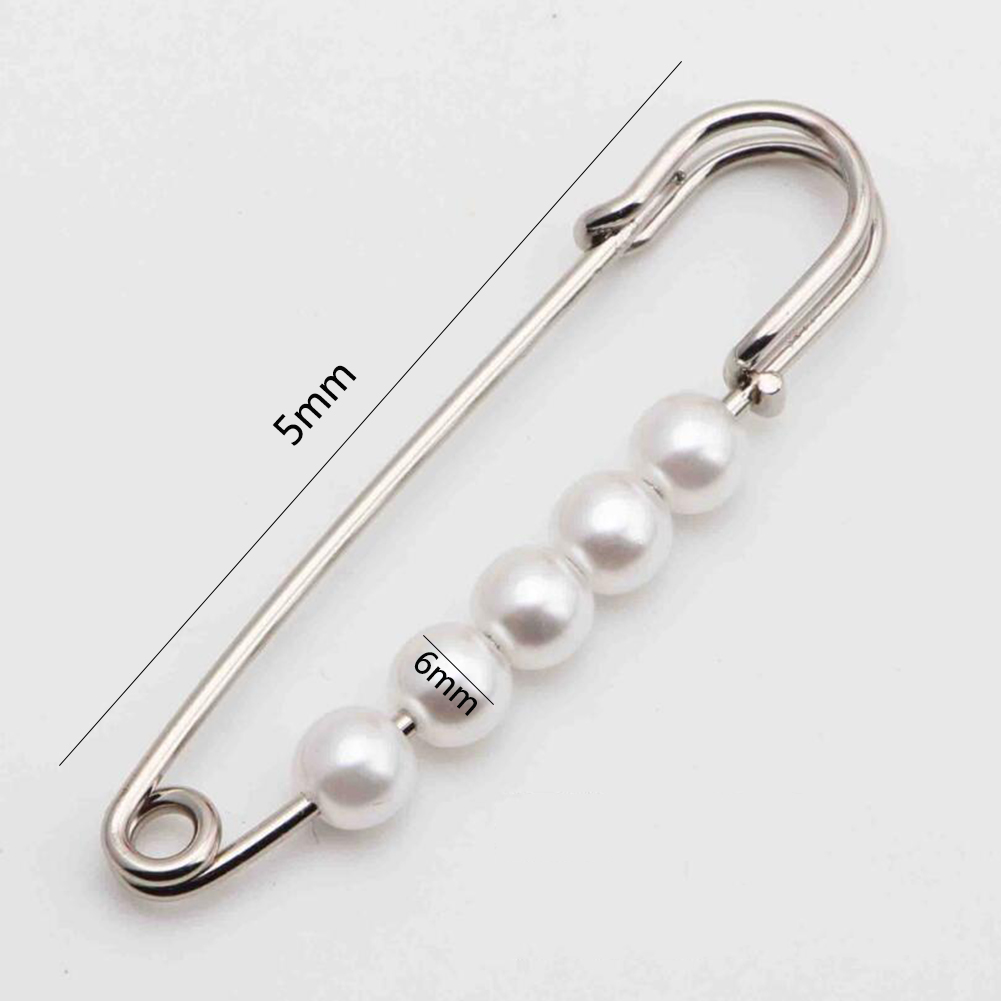 Ghim cài áo đính ngọc trai giả thời trang xinh xắn