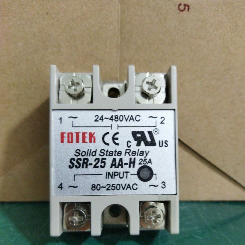 Rơ le bán dẫn Solid FOTEK SSR 25AA-H, 25DA-H, 25DD-H, 25VA-H