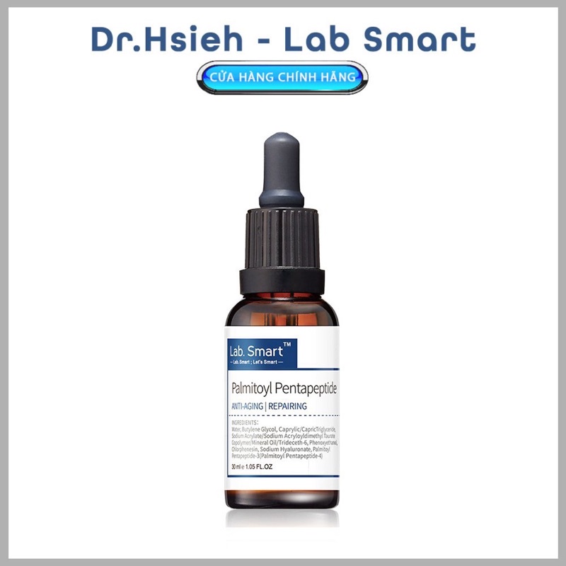 PALMITOYL PENTAPEPTIDE cải thiện sự đàn hồi da 30ml DrHsieh LabSmart Đài Loan