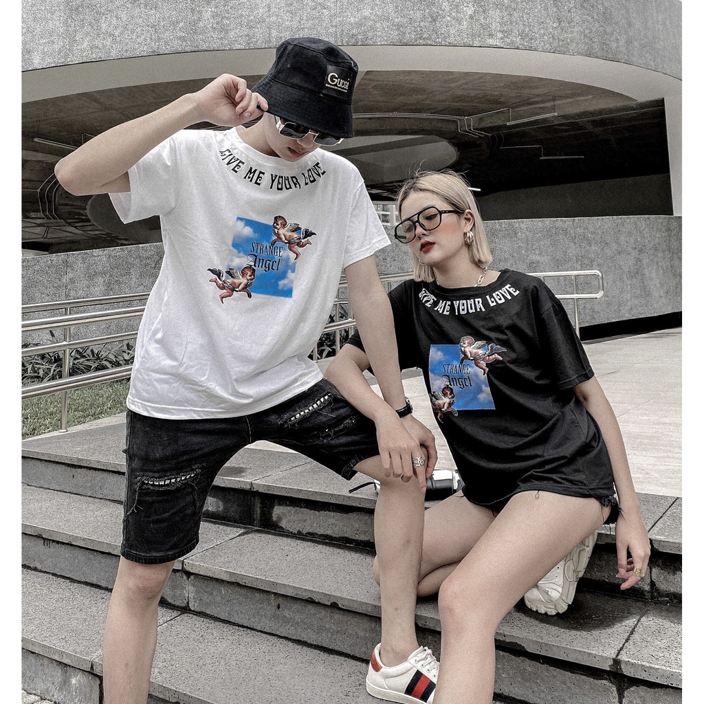 Áo thun nam nữ 👑 áo phông 👑 dáng Unisex form rộng phong cách Ulzzang - chất vải phông mềm mịn in 5D dày dặn T1 | BigBuy360 - bigbuy360.vn