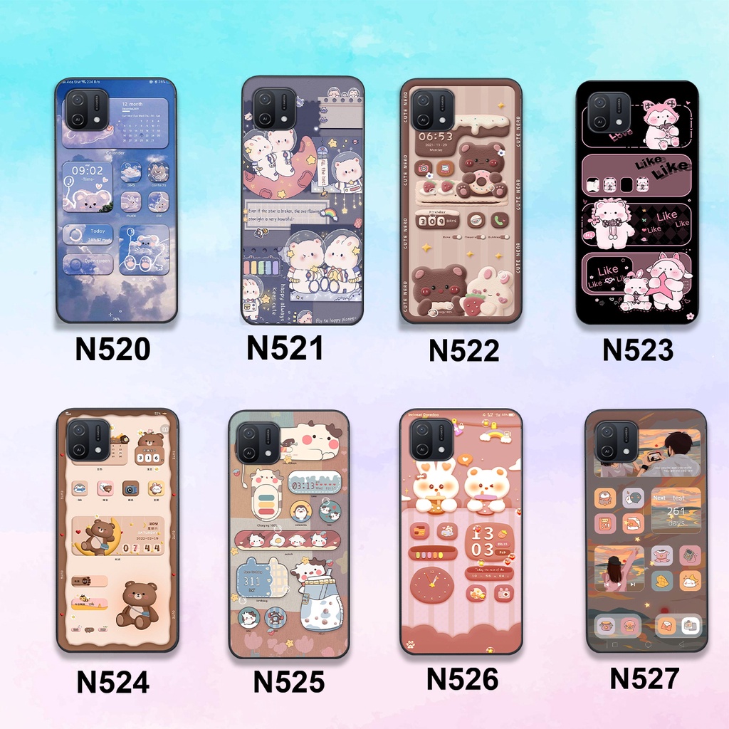 Ốp Oppo A16 / A16K bộ hình gấu , thỏ hồng cute dễ thương giá rẻ siêu bền