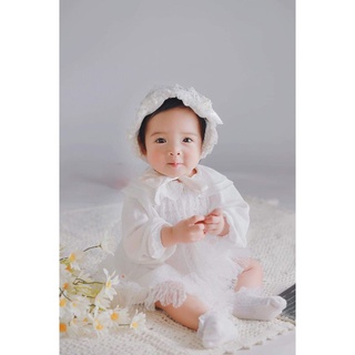 Váy ren công chúa phong cách Hàn Quốc cho bé gái sơ sinh
