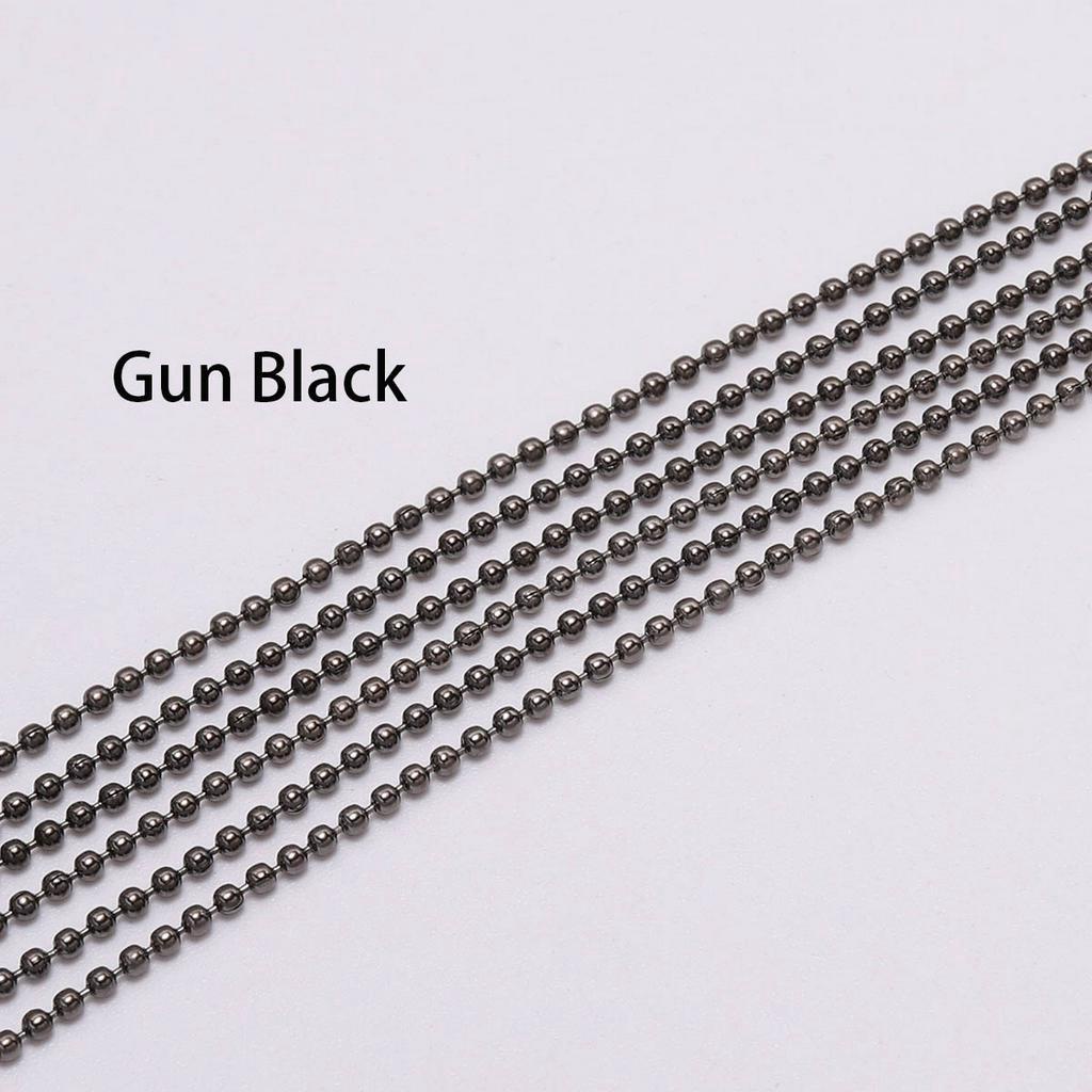 St.kunkka Dây chuỗi hạt tròn dài 10m kích thước 1.2 mm 1.5mm 2mm dùng làm trang sức thủ công