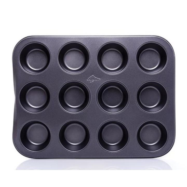 Khuôn Nướng Bánh Cupcake Muffin Chống Dính 12 Lỗ 120 - B4522 - BX1039