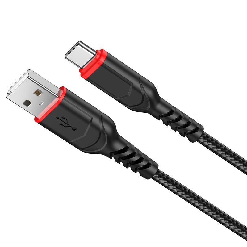 Dây Sạc Nhanh Cáp Sạc Nhanh X59 Chính Hãng NAHU Type C Sạc IP USB Siêu Bền Chống Rối Dây Dù Dài 1M