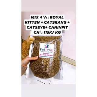 Thức ăn cho mèo hạt mix 1kg