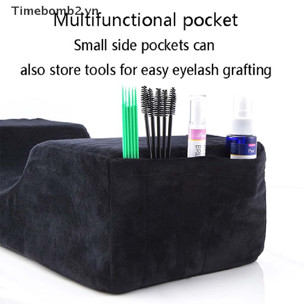 Gối Kê Cổ 2 Đầu Hỗ Trợ Nối Mi Chuyên Nghiệp