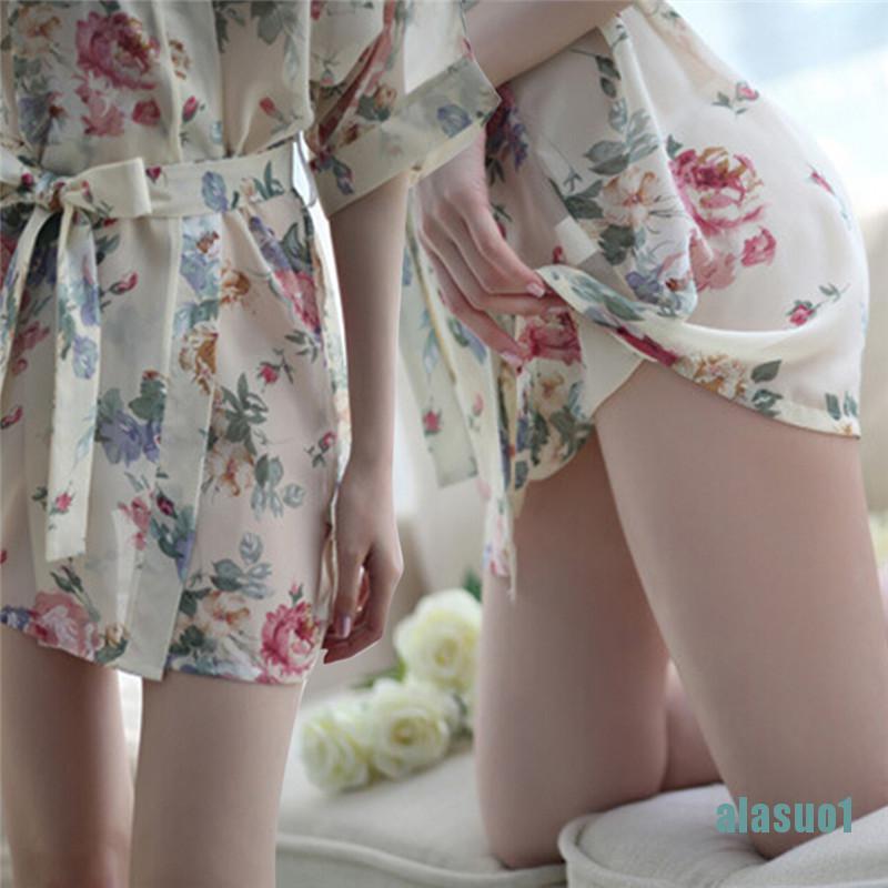 (Alasuo1) Nữ In Hoa Gợi Cảm