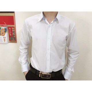 Thanh lý nghỉ bán áo Sơ Mi có cổ viền kẻ tay dài thương hiệu Crown