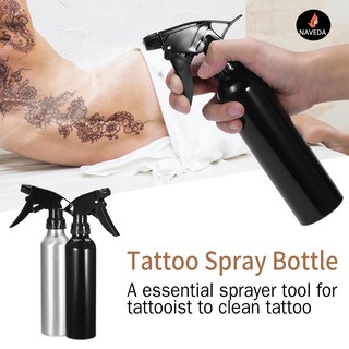 Bình xịt hóa chất bằng nhôm dành cho xăm tattoo - 2 màu