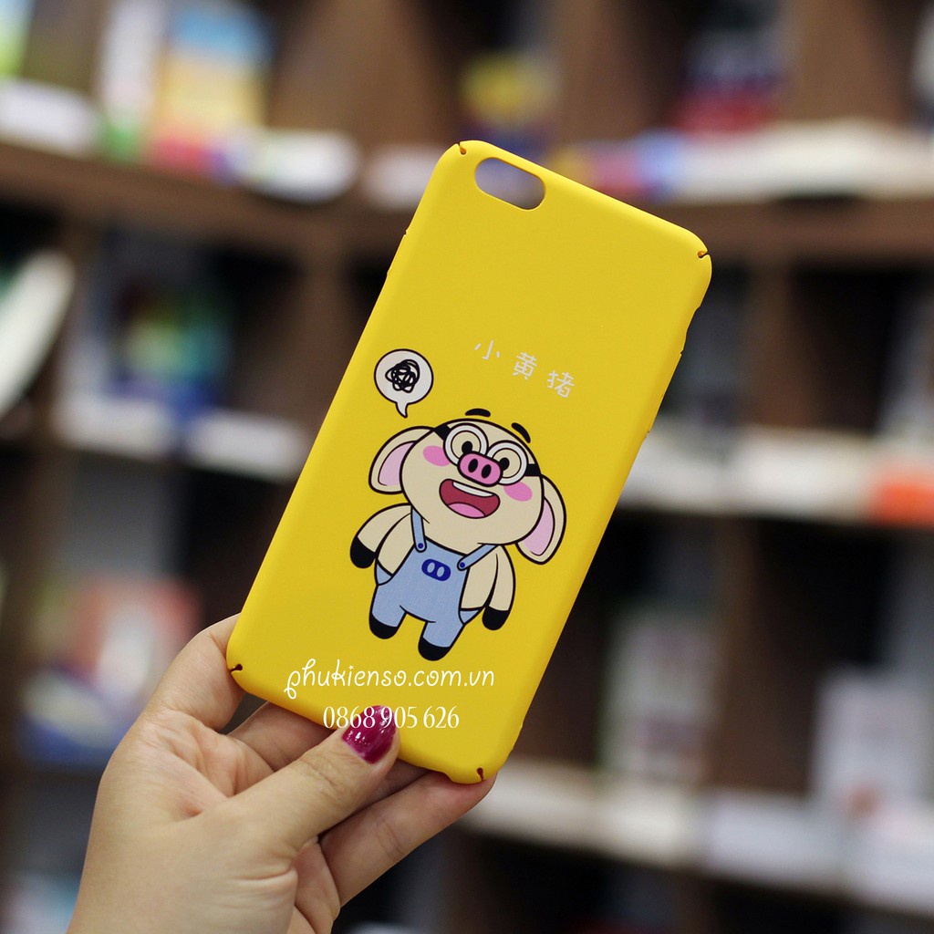 Ốp Lưng Chiến Binh Lợn Dành Cho Iphone 6/ 6s/6plus/6splus/ 7plus / 8plus / X / Xs MaxNhựa Cứng (Ảnh Thật)