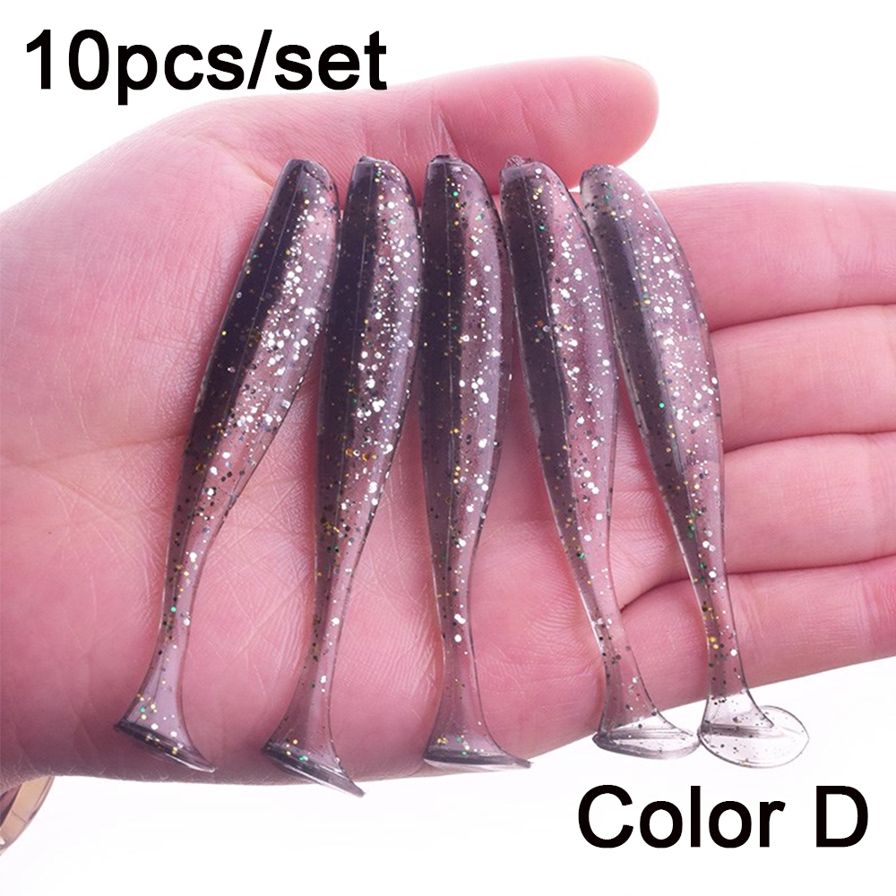 MUVAKO Set 10 mồi câ cá giả 2 màu chất lượng cao