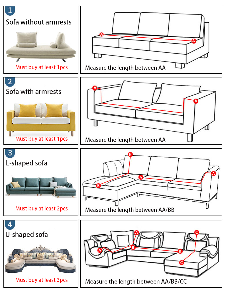 Vỏ Bọc Ghế Sofa Màu Trơn Chất Lượng Cao