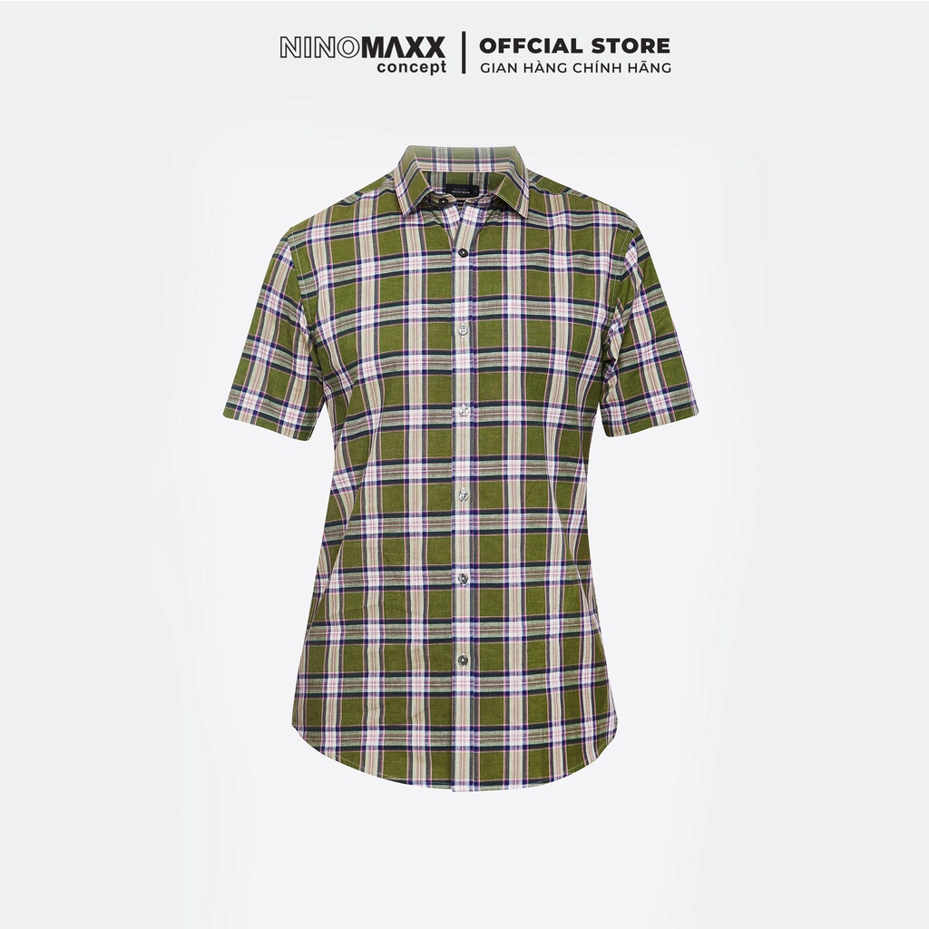 N&amp;M Áo sơ mi nam thời trang tay ngắn 1908103