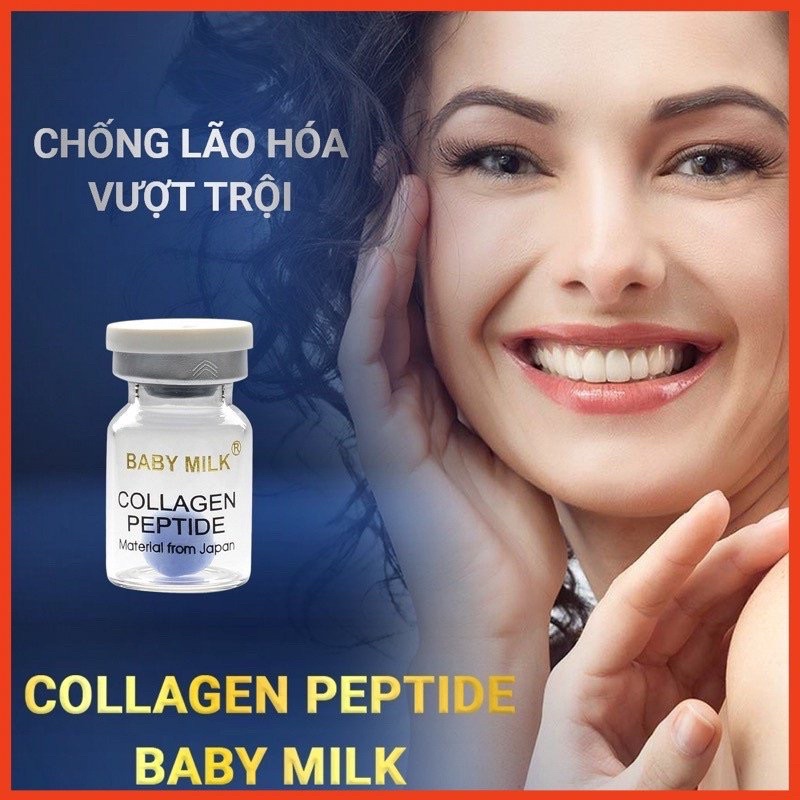 Viên Bôi Collagen Peptide Baby Milk Nhật Bản Nâng Cơ Chống Lão Hoá - Hàng Hiệu Cao Thiên Nhi