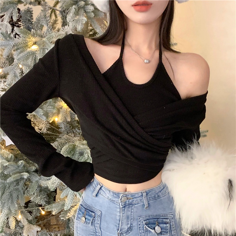 Áo kiểu hở vai thiết kế thời trang sành điệu dành cho nữ