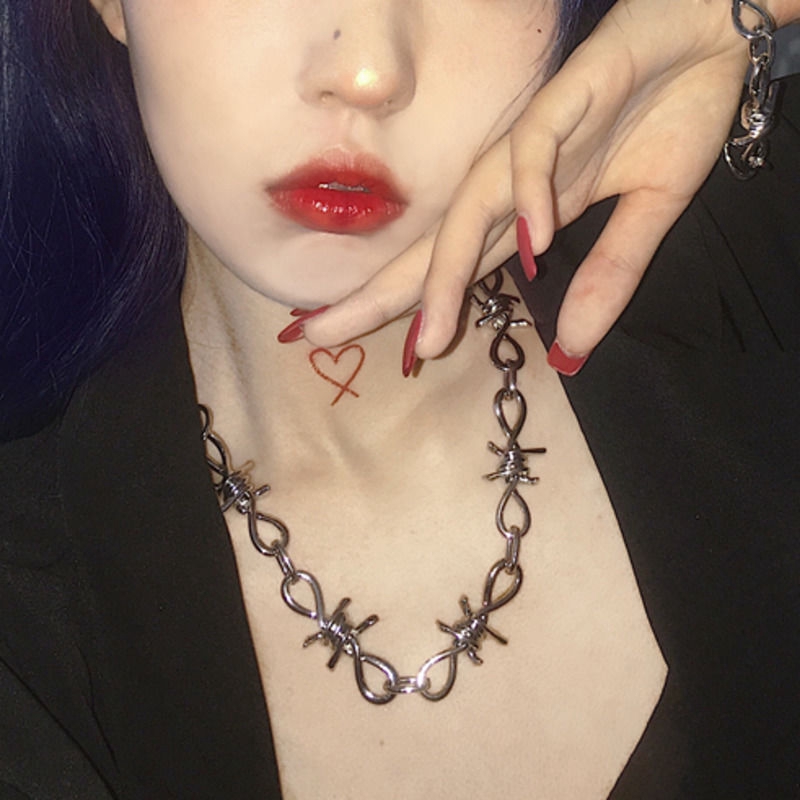 Dây Chuyền Gai Phong Cách Hip Hop Đường Phố Cá Tính 22230