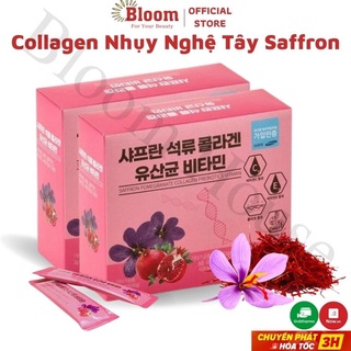 [Mã COSDAY giảm 8% đơn 150K] Collagen Uống Lựu Đỏ Nhụy Hoa Nghệ Tây Saffron Bio Cell Hàn Quốc 2021 (Hộp 30 thumbnail