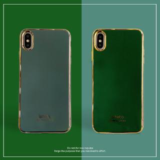 Ốp Điện Thoại Silicone Mềm Mạ Viền Sang Trọng Cho iPhone 11 Pro Max 6 6s 7 8 Plus X Xs Xr SE 2020
