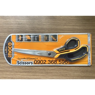 275mm Kéo cắt vải cắt dây đa năng INGCO HSCRS812801 (230523)